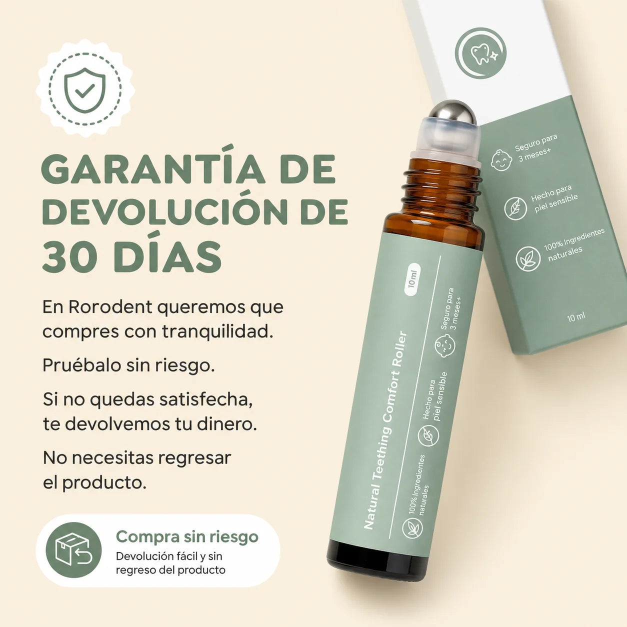 RoroDent® | Roll-on externo para acompañar la dentición